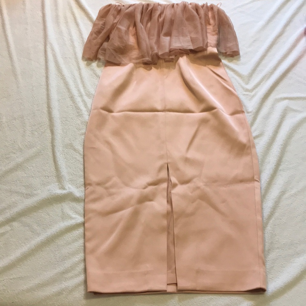 Keepsake midi pink dress small NWT